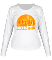 Женская футболка длинный рукав Ibiza фото