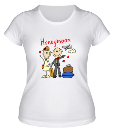 Женская футболка Honeymoon