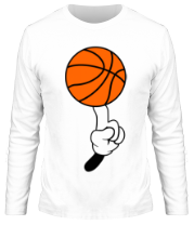 Мужская футболка длинный рукав Гуру баскетбола