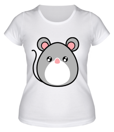 Женская футболка Маленькая мышка