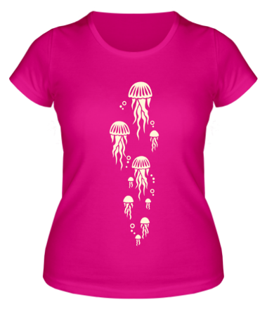 Женская футболка Медузы (свет)