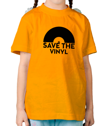Детская футболка Save the vinyl