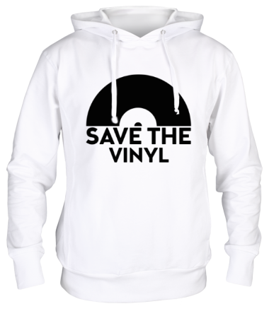 Толстовка худи Save the vinyl