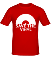 Мужская футболка Save the vinyl фото