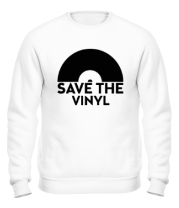 Толстовка без капюшона Save the vinyl фото