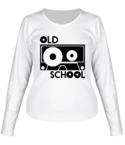 Женская футболка длинный рукав Old School фото