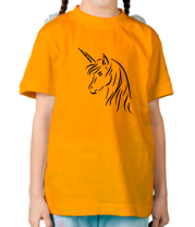 Детская футболка Единорог фото