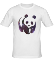 Мужская футболка Панда космос фото