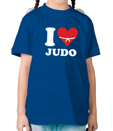 Детская футболка Я люблю Дзюдо