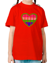 Детская футболка Эквалайзер в сердце