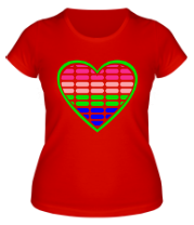 Женская футболка Эквалайзер в сердце фото