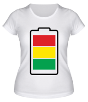Женская футболка Растабатарейка фото