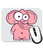 Коврик для мыши Розовый слон фото