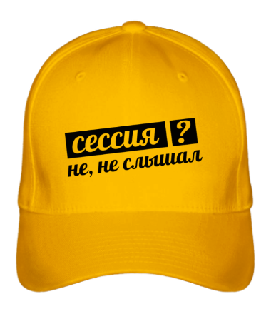 Бейсболка Сессия, не слышал