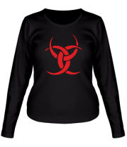 Женская футболка длинный рукав Символ ведьмы фото