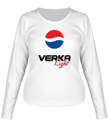 Женская футболка длинный рукав Вера Лайт