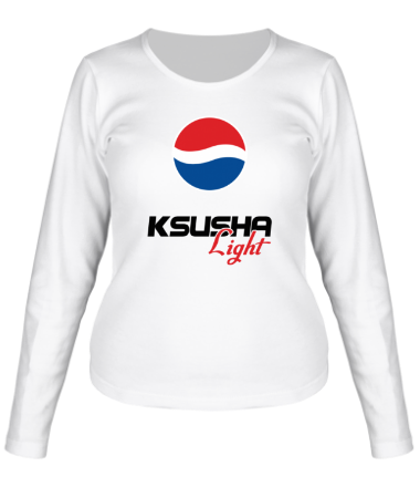 Женская футболка длинный рукав Ксюша Лайт