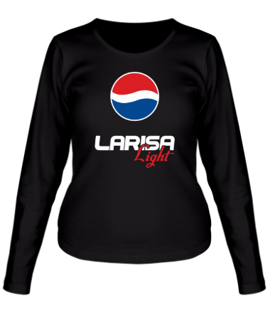 Женская футболка длинный рукав Лариса Лайт