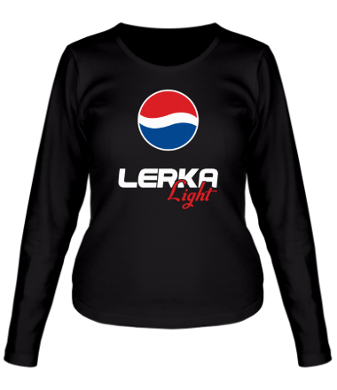 Женская футболка длинный рукав Лера Лайт