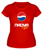 Женская футболка Надя Лайт фото
