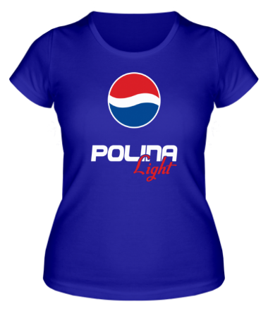 Женская футболка Полина Лайт