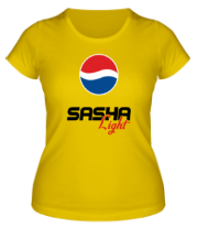 Женская футболка Саша Лайт фото
