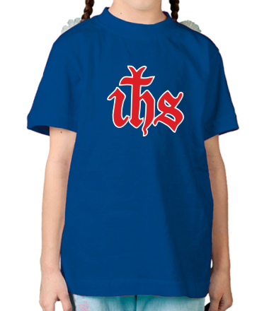 Детская футболка Иисус монограмма