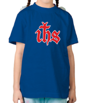 Детская футболка Иисус монограмма фото