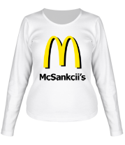 Женская футболка длинный рукав Мак Санкции фото