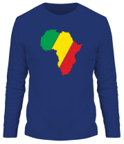 Мужская футболка длинный рукав Мама Африка