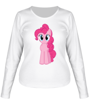 Женская футболка длинный рукав Pinkie Pie фото
