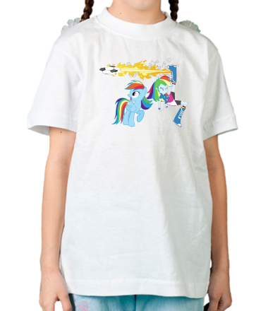 Детская футболка Rainbow Dash And Rainbow dash
