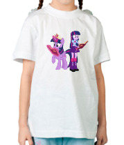 Детская футболка Twilight Sparkle and Twilight Sparkle