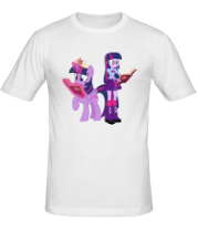 Мужская футболка Twilight Sparkle and Twilight Sparkle фото