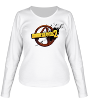 Женская футболка длинный рукав Borderlands 2 Logo фото