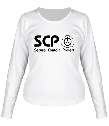 Женская футболка длинный рукав Special Containment Procedures