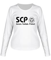 Женская футболка длинный рукав Special Containment Procedures фото