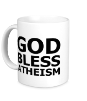 Кружка God bless atheism