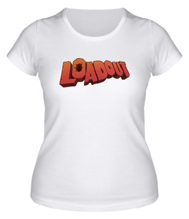 Женская футболка Loadout logo