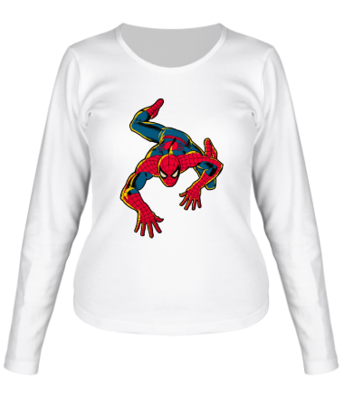 Женская футболка длинный рукав Spider-Man