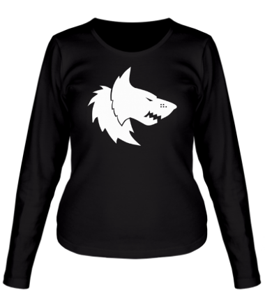 Женская футболка длинный рукав Космические Волки (Space Wolves)