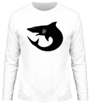 Мужская футболка длинный рукав Акулы (Sharks)