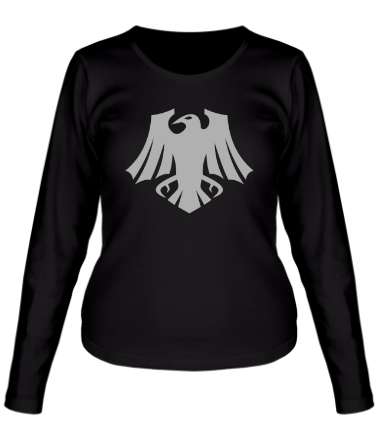 Женская футболка длинный рукав Гвардия Ворона (Raven Guard)
