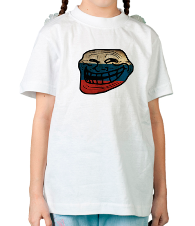 Детская футболка Trolleface Rus