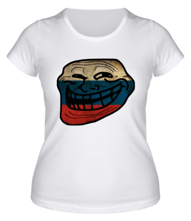 Женская футболка Trolleface Rus