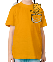 Детская футболка Грот в кармане фото