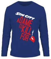 Мужская футболка длинный рукав Sin City - A Dame to Kill for Her фото