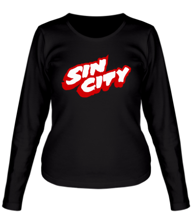 Женская футболка длинный рукав Sin City