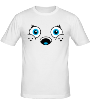 Мужская футболка Белый мишка фото
