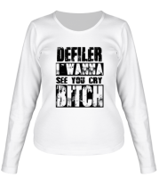 Женская футболка длинный рукав Defiler фото